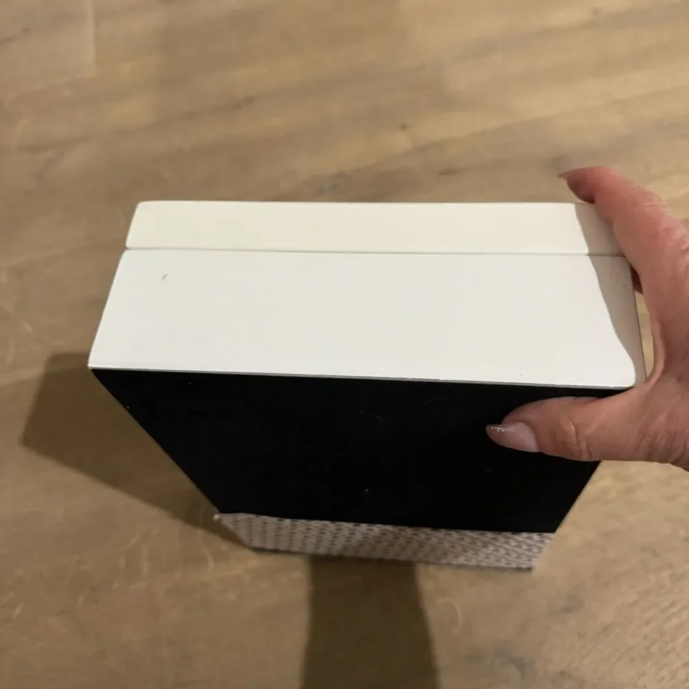 NEW Neiman Marcus Diane Von Furstenberg DVF Black White Jewelry Box